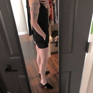 Black bubble dress